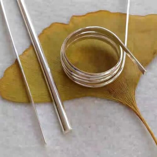 3mm 3.5mm 4mm 999 Sterling Silver wire metel thread silver string silver line for Necklace Bracelet Earring making