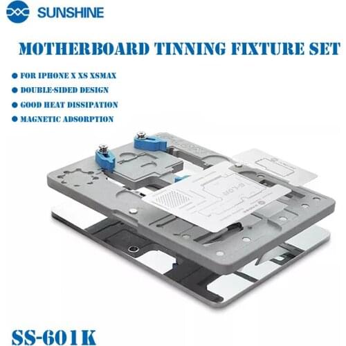 SUNSHINE G-Lon SS-601K For IPhone X/XS/XSMAX Repair Motherboard Repair Fixture Set Duble-Sided Magnetic Fixed Design Fixture