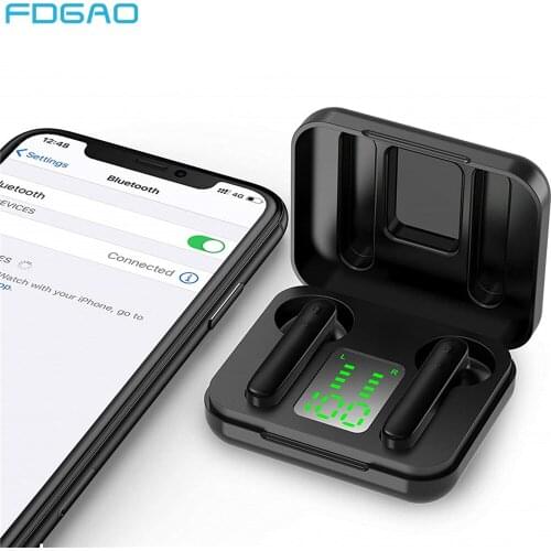 TWS for Bluetooth 5.1 Earphones Charging Case Wireless Headphone Bass Stereo Sports Waterproof Earbuds Headsets With Microphone