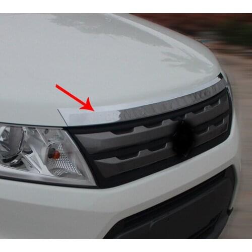 1pc for SUZUKI Vitara 2016-2017 with letter hood bright Decorative strip