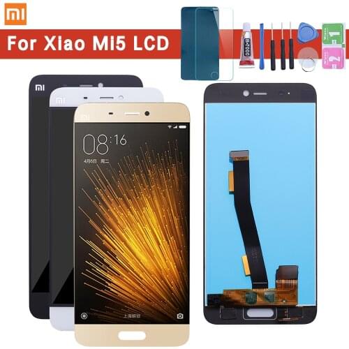 LCD For Xiaomi Mi5 Mi 5 LCD Display Digitizer Screen Touch Panel Glass Sensor Assembly 1920*1080 Replacement Parts
