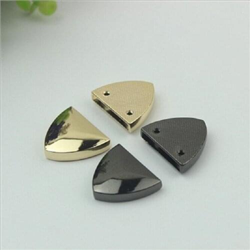 10pcs/lot) 2 colors inner diameter 2.5 cm, leather tail metal end clip decorative buckle