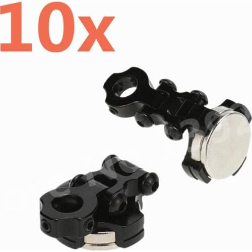 10Pieces RC Car Metal Usukani Remote Control Drift Cars Shell Magnet Stealth Body Contact Post Shell Column For 1/10 Axial SCX10