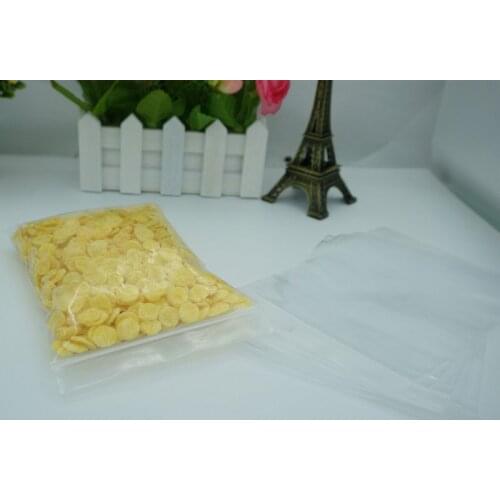 15*22cm PE Ziplock Bag, 100pcs/lot Clear Chocolate Packing Pouch Zipper Reopenable, Transparent Plastic Food Packaging Sack