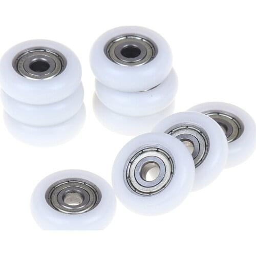 2/5/10pcs Sliding Shower Roller Wheel Plastic Carbon Steel Bearings Door Replacement Roller Wheel Runner Diameter 23mm
