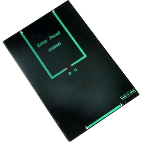 4.2W 6V Polycrystalline Solar Panels Small Solar Power 3.6V Battery Charge Led Light Solar Cell 200*130MM Free Shipping