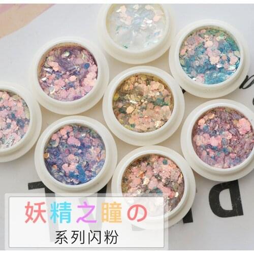 8g Flash Powder Sequins Filler Material For Silicone Mold DIY Jewelry Making Nails Beauty