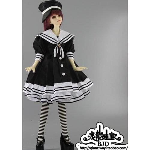 1/6 1/4 1/3 scale BJD clothing accessories sailor dress suit for BJD/SD doll,Not included doll,shoes,wig,other accessories 1569