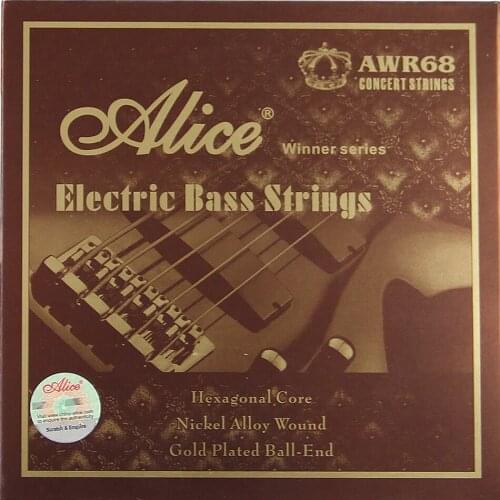ALICE Winner Series AWR68M (045-130) Medium(5) Electric Bass Strings Set 5pcs/set Bass Guitar Accessories