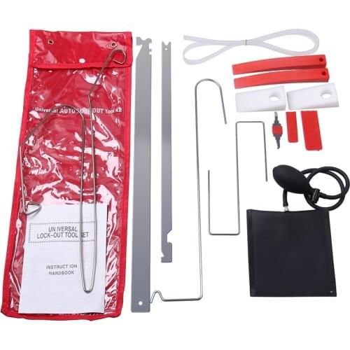 Car Emergency Tool Car Window Door Key Lost Kit Inflatable Air Pump Air Wedge Pry Tool Lock Out Emergency Open Unlock Pad Tool