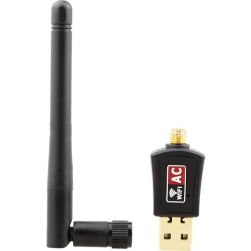 600Mbps 2.4g/5.8g Wireless Card USB Wifi Adapter Wifi Antenna Receiver Transmitter for PC TV Box