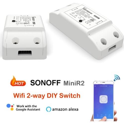 Sonoff Basic R2 WiFi Wireless Timer Smart DIY Switch Module for Apple Android APP For ITEAD Work with Alexa Google Home eWeLink