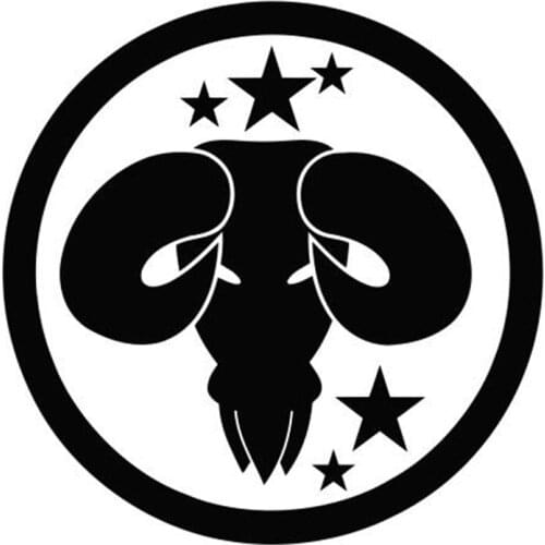 CS-10491# Aries Zodiac Sign Vinyl Decal Car Sticker Waterproof Auto Decors on Truck Bumper Rear Window