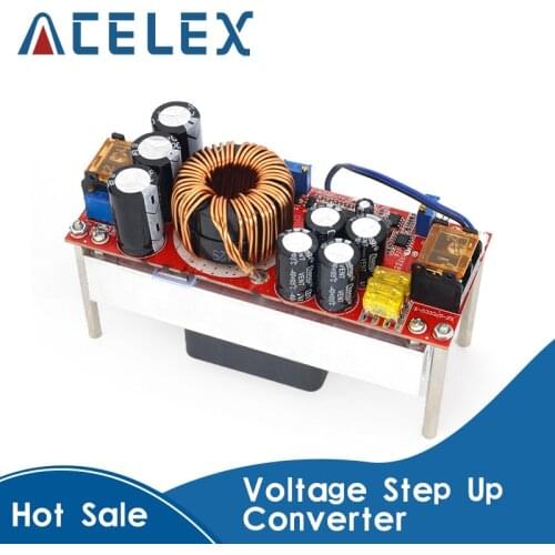 DC-DC 1500W 30A Voltage Step Up Converter Boost CC CV Power Supply Module Step Up Constant Current Module DC-DC 10-60V to 12-97V