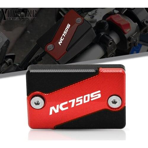 For HONDA NC750X/S 2014-2018 2017 2016 2015 NC 750X CNC Accessories Aluminum Motorcycle Red/Black Front Brake Fluid Cap Cover