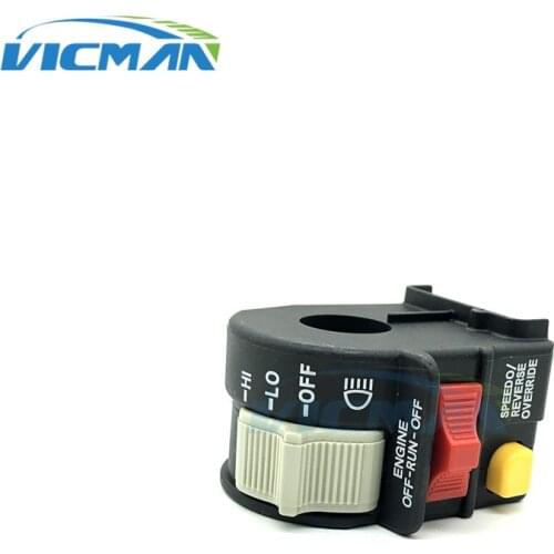 Motor Light Stop Left Handlebar Switch for Polaris Sportsman ATP Magnum Scrambler Hawkeye 325 330 400 450 500 600 700 800 1000