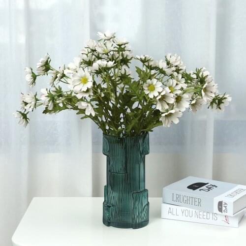 Simulation Chrysanthemum Cosmos Home Living Room Soft Loading Plug Floral Decoration Artificial Flower Wedding Shoot Props