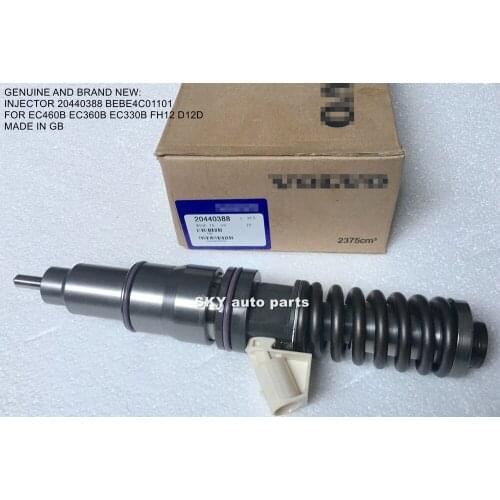 INJECTOR 20440388 BEBE4C01101 for EC460B EC360B EC330B FH12 D12D