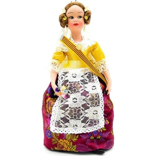 Collection tracks porcelain doll 30 cm typical Valencia Faller Valencia. Manufactured in Spain by Folk Artesanía