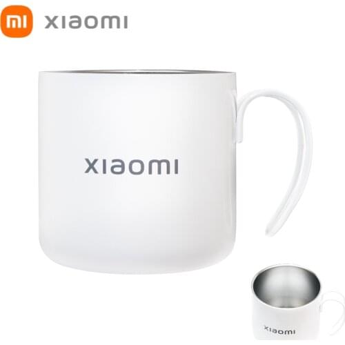 Xiaomi Custom Stainless Steel Mugs Cups White Reusable Tea Iced Coffe Cup Hot Cold Usages Travel Hiking Luxury NEW Arrival 2021