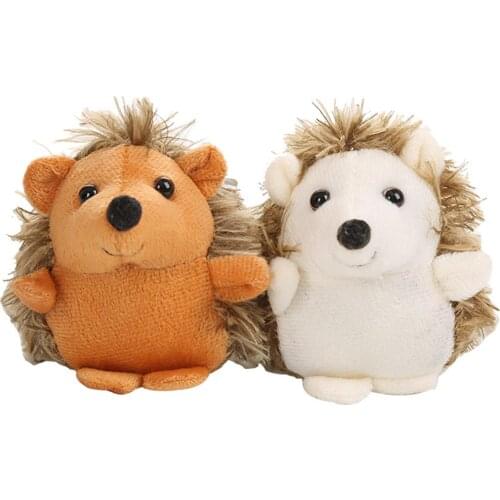 Cute Cartoon Hedgehog Soft Plush Doll Sleeping Toy Kids Gift Home Decoration Handbag Car Key Holder Bag Pendant Toy for Kid Gift