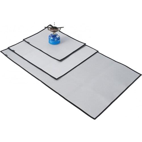 Camping Fireproof Heat Insulation Pad High Temperature Resistant Fire Blanket Fireproof Thermal Resistant Mat Outdoor Camping