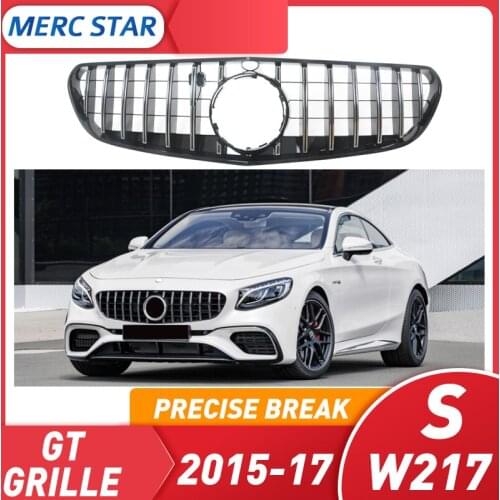 Front Grille GT for S Coupe Class C217 2013-2018, racing grille for ABS W217 Grille