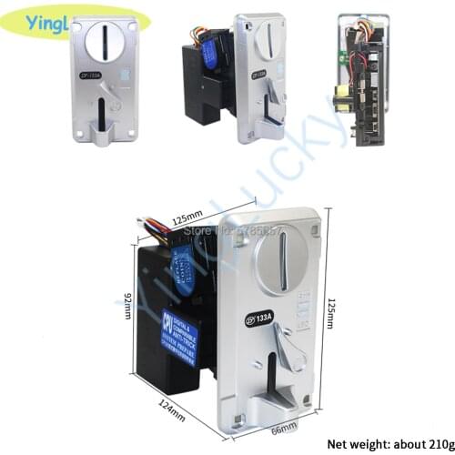 CPU Coin Selector JY-133A,Electronic Multi Coin Acceptor For Arcade Game Vending Machine/Toy crane/simulator racing machine