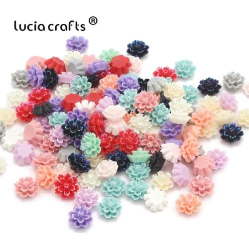 SALE!50pcs Mixed Style Resin Flower Heart-shaped Cherry Flatback Cabochon DIY Headwear Scrapbooking Phone Accessories F1317