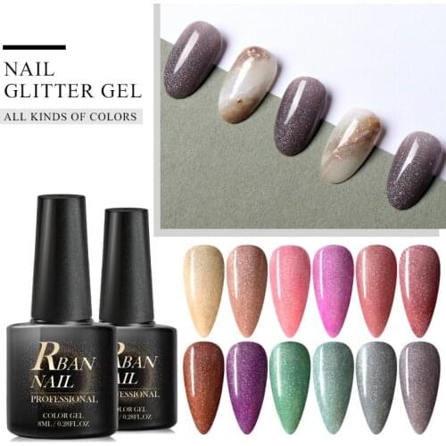 RBAN NAIL Glitter Gel Polish For Nails