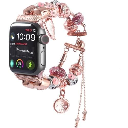 DIY manual watch strap for apple watch 5 4 band 44mm iwatch sport bands 42mm accessories 40mm series 3 2 bracelet 38mm watchband