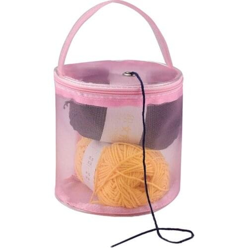Yarn Mesh Bag Yarn Storage Organizer Sewing Accessories 1PC Thread Storage Case Portable Yarn Crochet