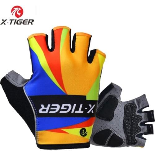 X-Tiger 3D GEL Pad Sport Gloves Half Finger MTB Bike Gloves Cycling Gloves Luvas Bicicleta Para Ciclismo Mountain Bicycle Gloves