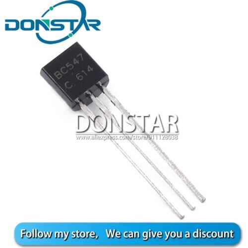 100PCS BC547C BC547 TO-92 TO92 Triode Transistor New And Original