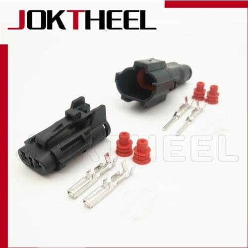 1-20 sets MG640322-5 MG610320-5 SWP Style male female waterproof electrical auto sensor KET 2 pin Connector for Hyundai Elantra