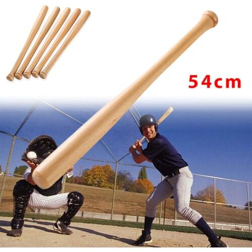 1pc 54cm Solid wood Baseball Bat Professional Hardwood Baseball Stick Outdoor Sports Fitness Equipment