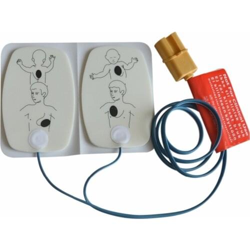 2Pairs AED Training Electrode Pads Replacement Children Training Patches Not For Clinical Use Can Be Us With Universal Trainer