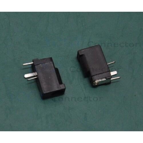 20pcs 3pin DIP Power DC Jack Connector Socket, Hole dia 4mm Pin 1.3mm Size 10.5x7.5x5mm , Commonly used in MP3 and MP4