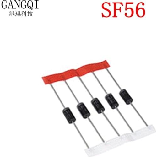 20pcs SF56 5A 400V DO-27 Rectifier Diode
