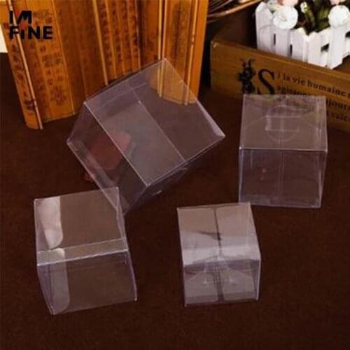 30pcs New PVC Transparent Box Plastic Gift Packaging Box Wedding Favors Chocolate/Candy Box Rose/Souvenir Display Box 30 sizes