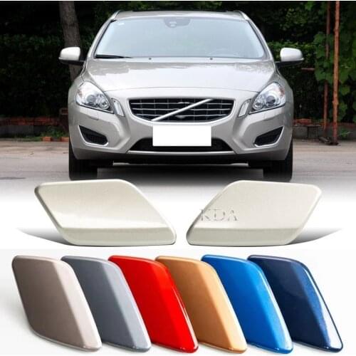 Auto Left Right Front Bumper Headlight Washer Nozzle Cover For Volvo V60 S60 2011 2012 2013 39802699 39802681