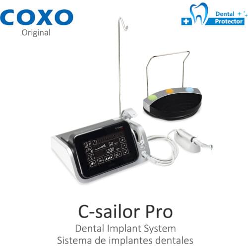 COXO Dental Implant Motor , C-Sailor pro Biggest torque 80 N.cm strong power , fiber optical led light , touch screen control