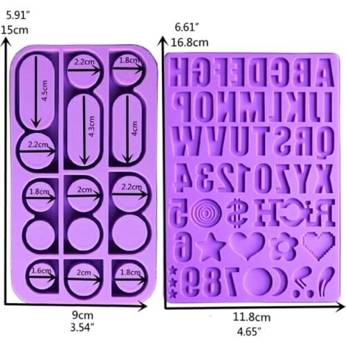 E56A Silicone Ring Pendant Mold Necklace Epoxy Molds Rings Jewelry Resin Casting Mold Jewelry Craft Handmade DIY Tool Gift