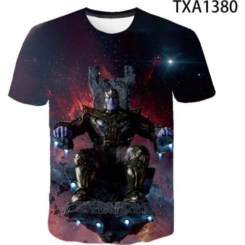 2020 New Summer Short Sleeve Movie Printed 3D T-Shirt Men Women Children Fashion Cool Streetwear Casual Boy Girl Kids Tops