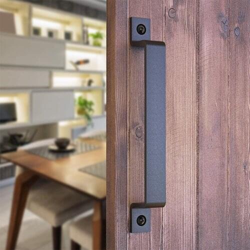 Garages Smooth Home Gates Solid Stainless Steel Indoors Knob Simple Sheds Closets Sliding Pull Outdoors Barn Door Handle