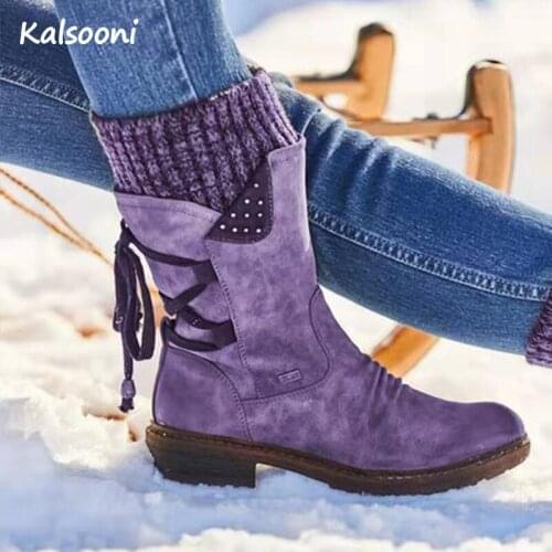 Женские зимние сапоги Kalsooni China At AliExpress