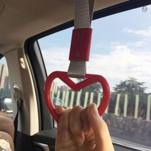 Bumper Pull-Ring Handle Strap for Car Rear Bumper Warning Loop Keychain Shape Car Interior Pull Ring Keyring