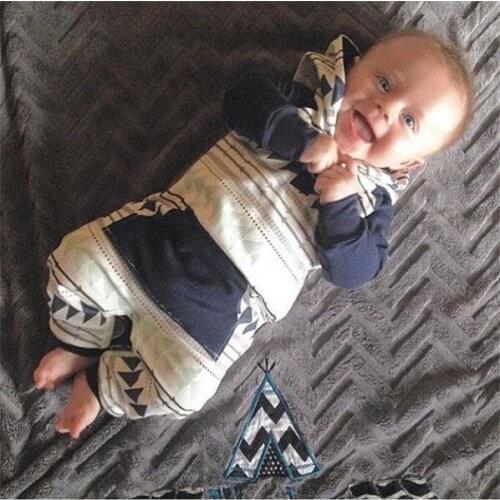 Emmababy Newborn Baby Boys Girls Romper Hooded Jumpsuit Clothes Outfit Children Kids Boy Girls Rompers Cotton Clothing 0-3Y