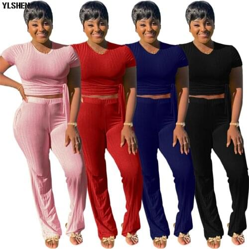 2 Pieces Set Africa Clothing African Dresses for Women Summer Ankara Fashion Crop Top and Pants Two Piece Sets African Clothes