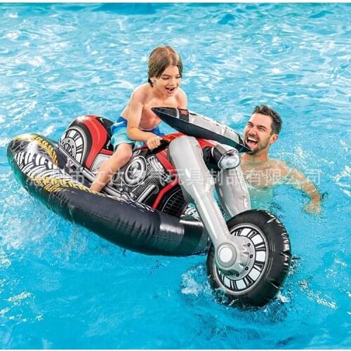 INTEX environmental protection surfing mount PVC water swimming toy motorcycle inflatable childrens mount floating row